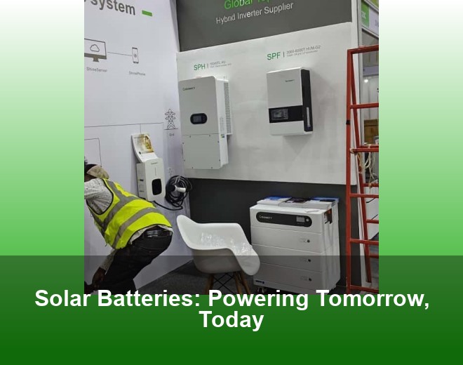 Solar Batteries: Powering Tomorrow, Today